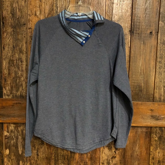 Jason Wu for Eva Air, M, Blue, Collar, Lounge Top - Picture 1 of 7